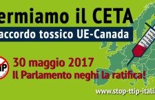 No all’approvazione del CETA. Stop TTIP Italia si mobilita per l’arrivo di Trudeau