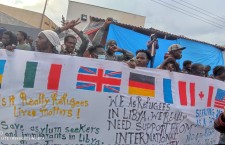 In piazza contro il Memorandum Italia-Libia