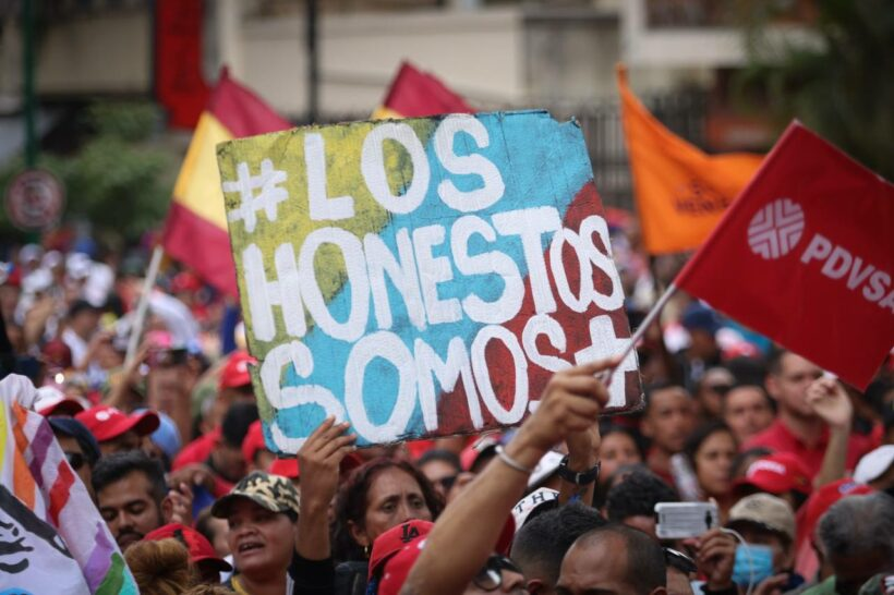 Venezuela, marcia a sostegno della politica anti-corruzione del governo bolivariano