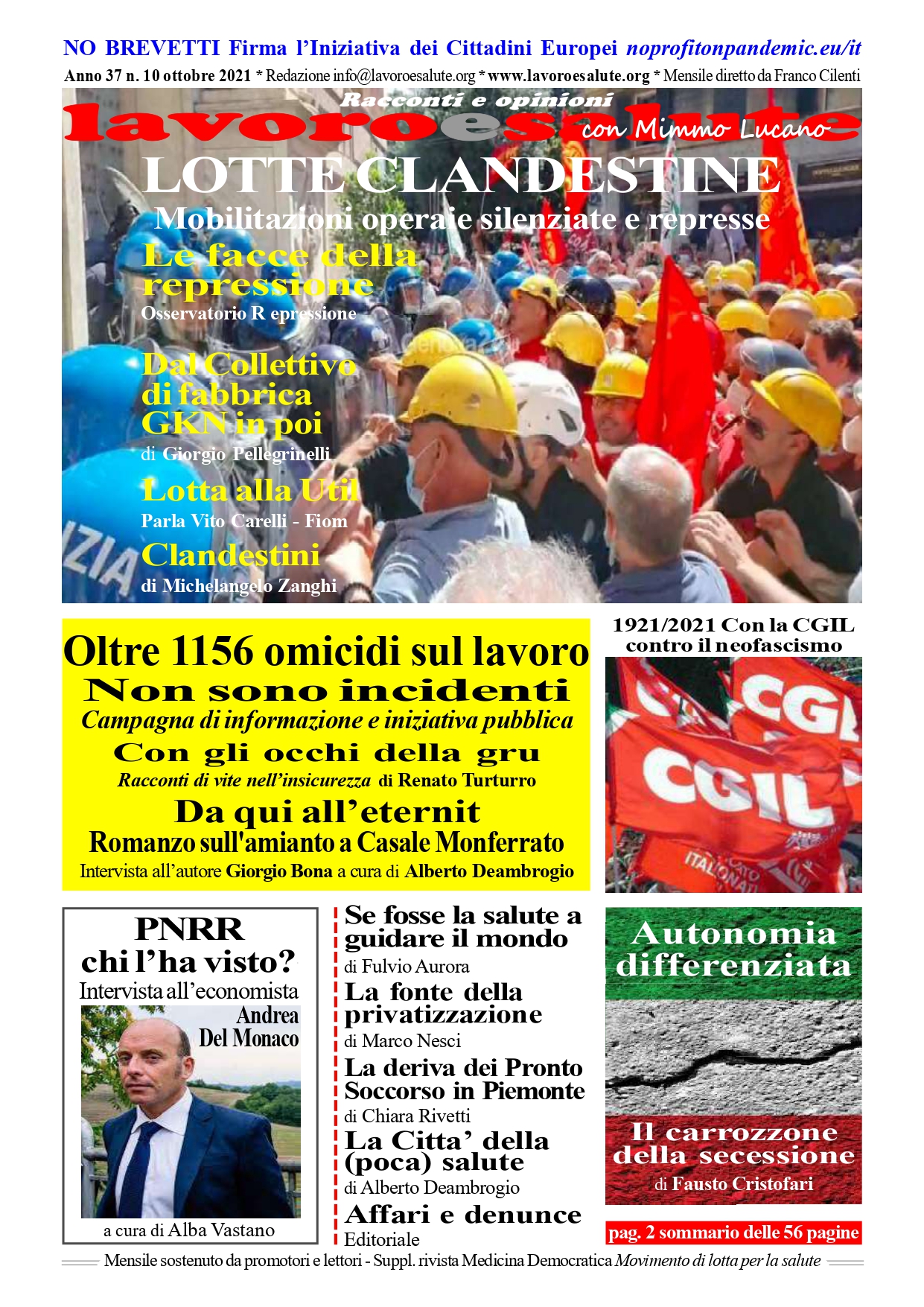 Copertina LeS 10 ottobre 21