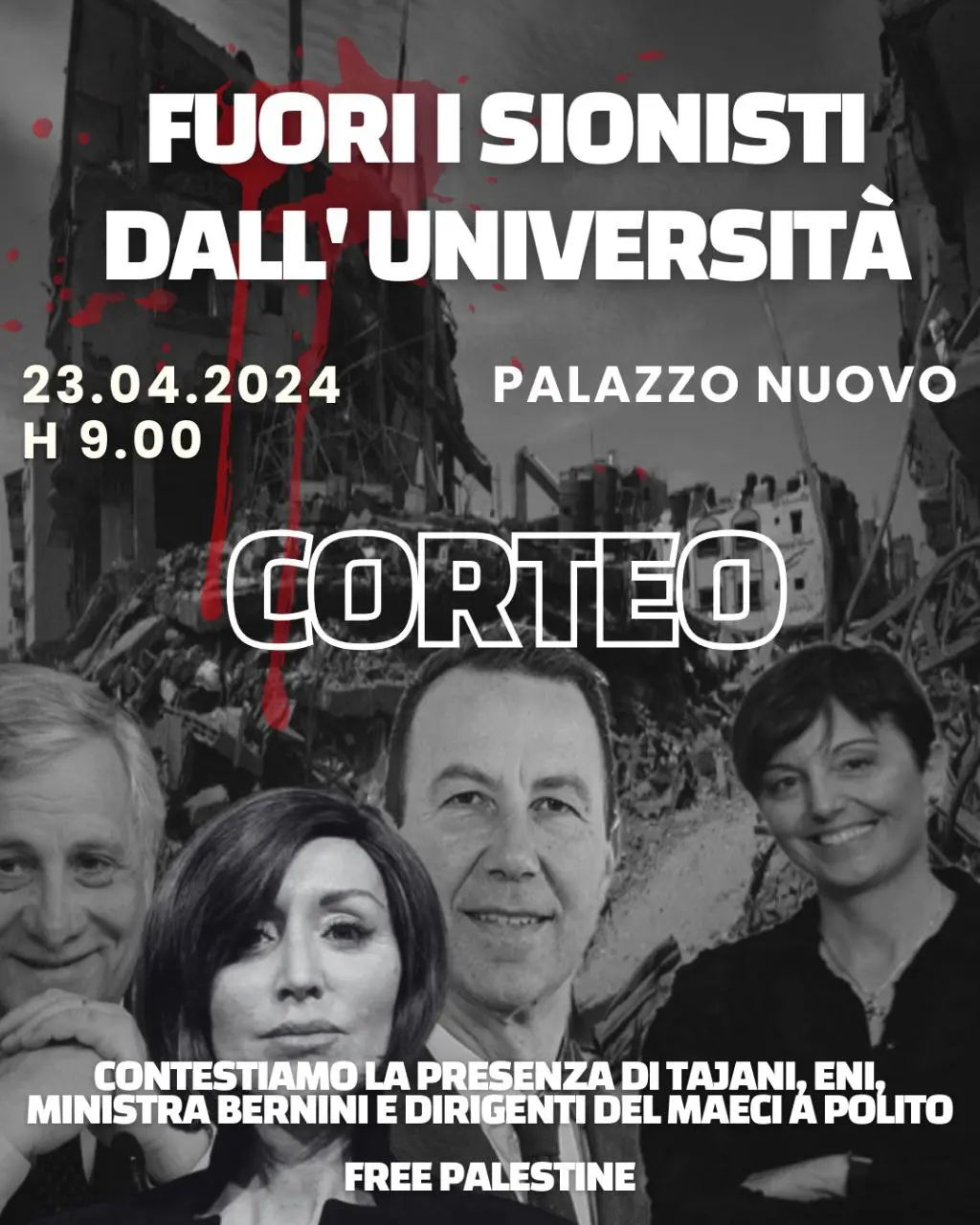 Torino: 23 aprile corteo contro il convegno vergognoso del Politecnico